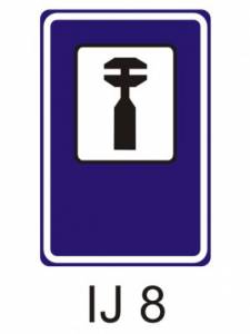IJ8 - opravna - informativní dopravní značka